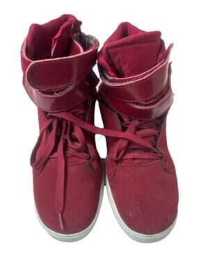 Supra Tk Society High Top Burgundy Shoes men’s Size 8.5